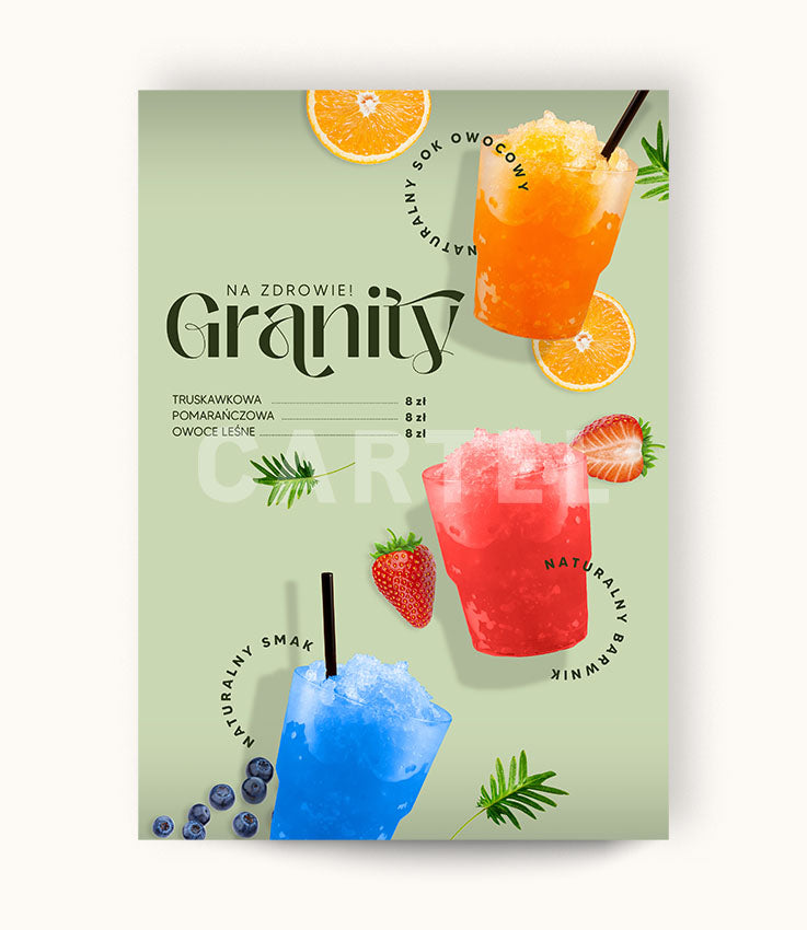 Na zdrowie / granity - plakat