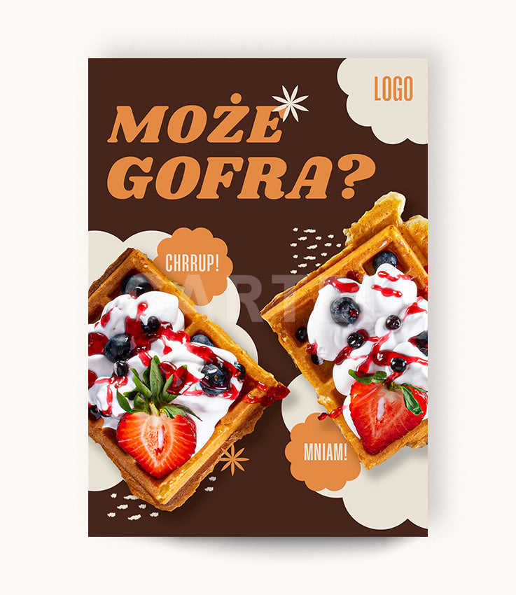 Może gofra? - plakat