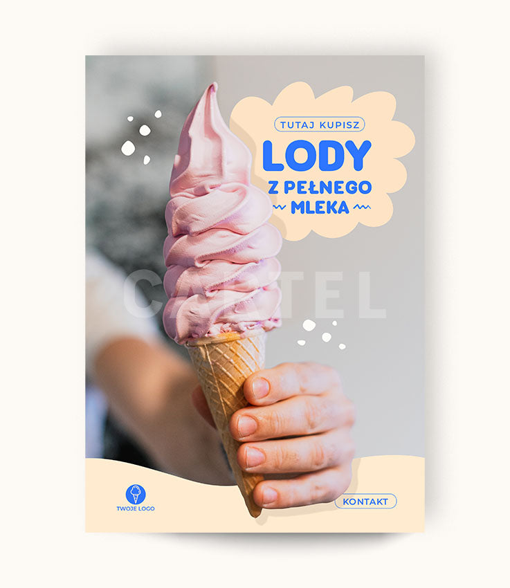 Lody z pełnego mleka
