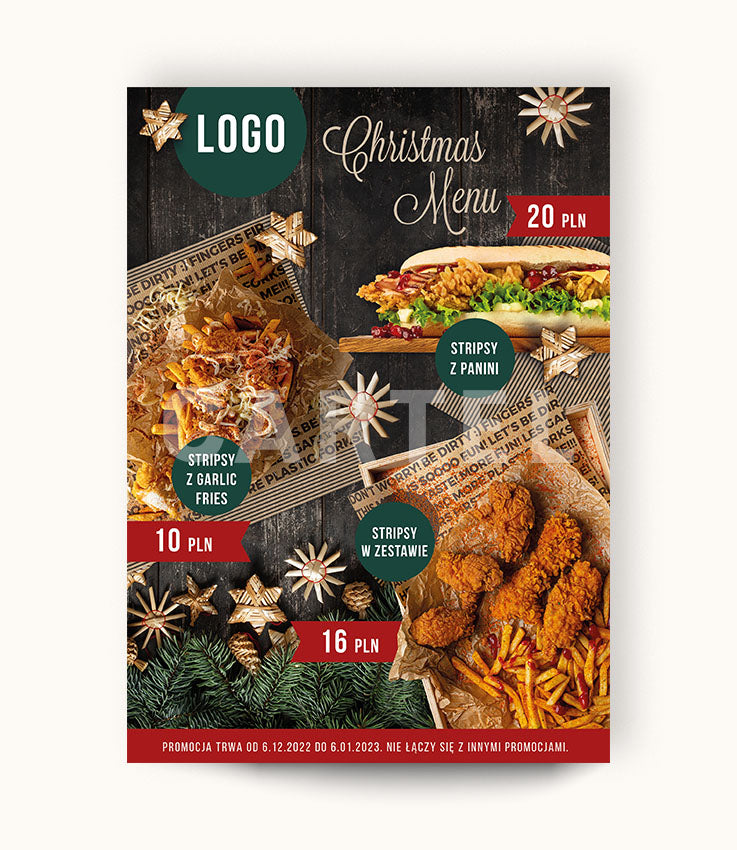Christmas Menu – plakat i receptury