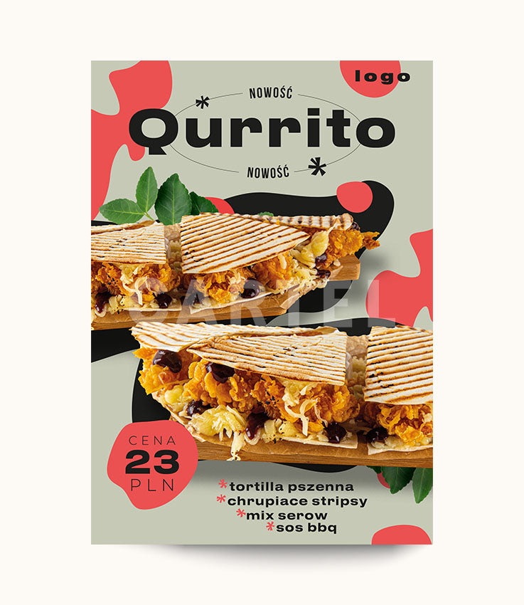 Qurrito - plakat i receptury