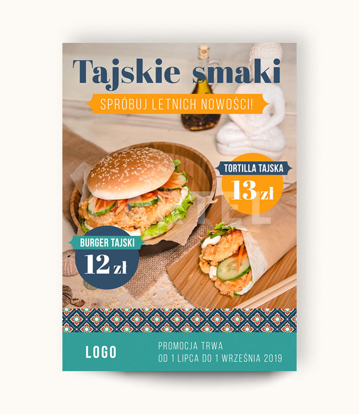 Tajskie Smaki – plakat i receptury